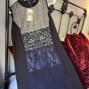 Desigual dress very tailored mid length sleeveless